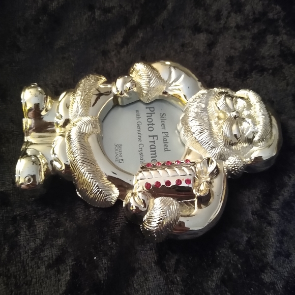 Silver Santa Photo Frame NWOT - Picture 2 of 4